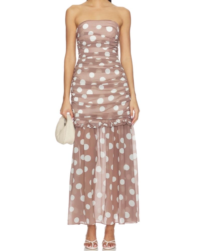 Elliatt polka dot midi dress  - Image 1