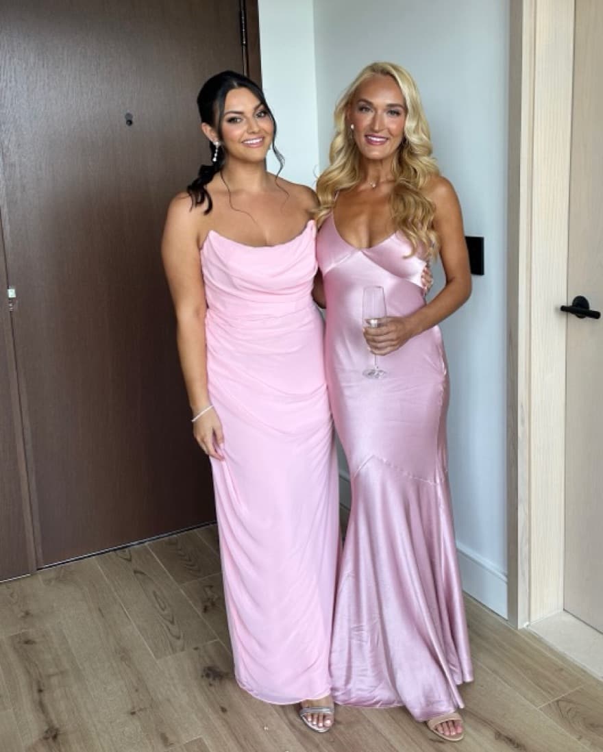 Pink Quartz Strapless Gown  - Image 6