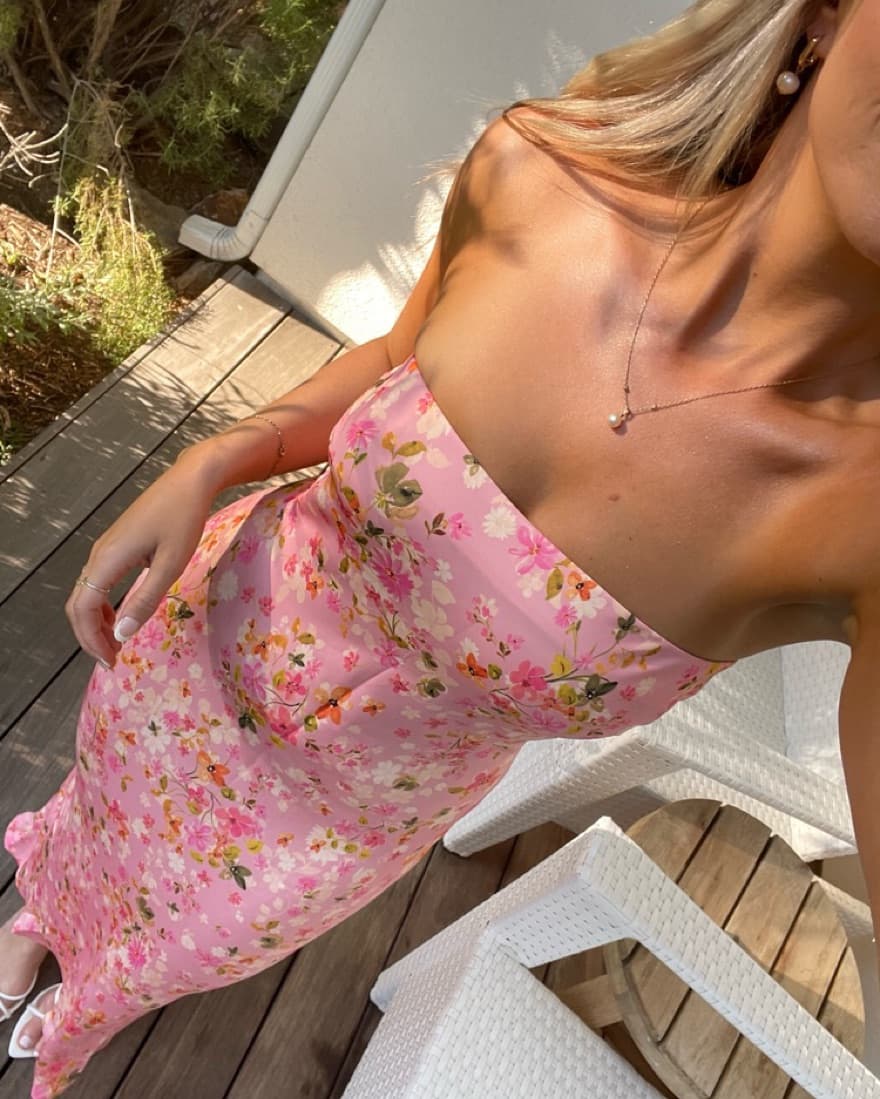 Floral Revolve Dress - Image 1
