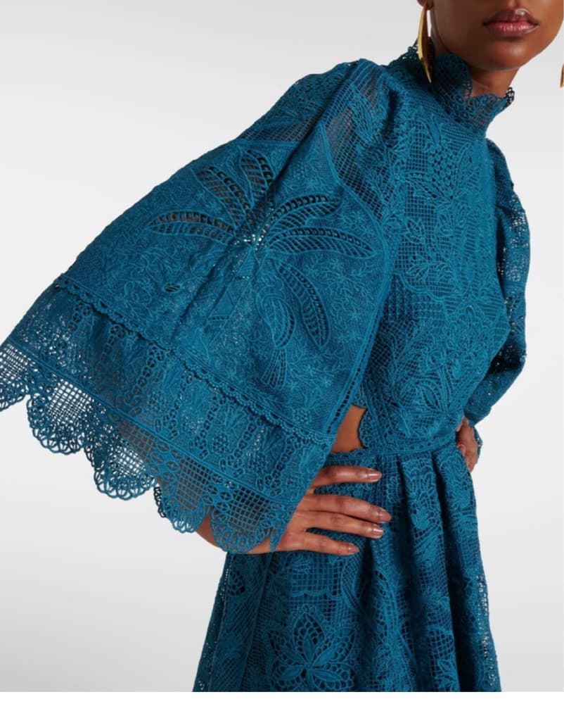Farm Rio Guipure Lace Dress - Image 1