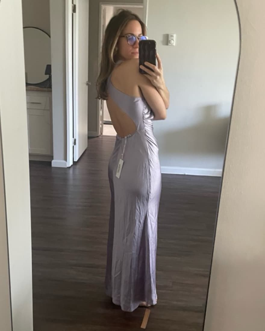 Reformation Silk Dress - Image 3