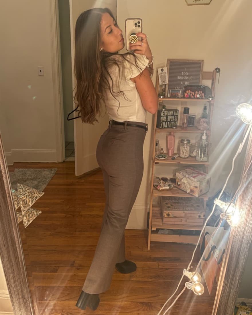 Artizia Vivace Heather Taupe Pants - Image 4