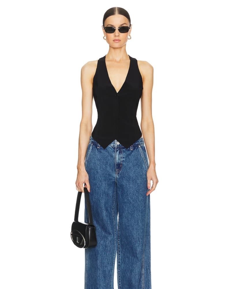 Sleek Black Vest  - Image 3