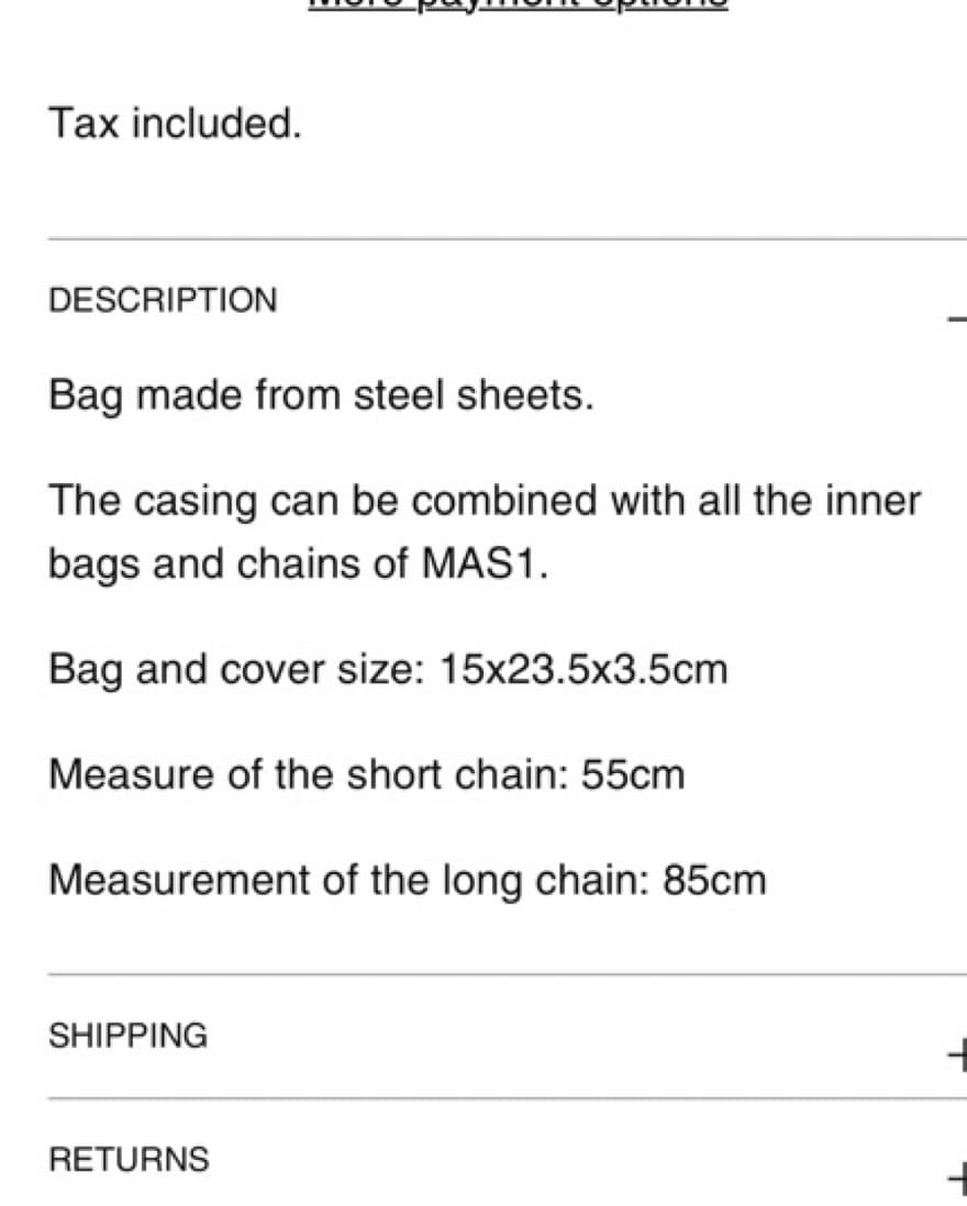 Mas1 Mirror Bag - Image 3