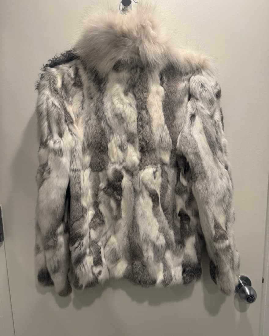 Adrienne Landau White/Grey Fur - Image 2