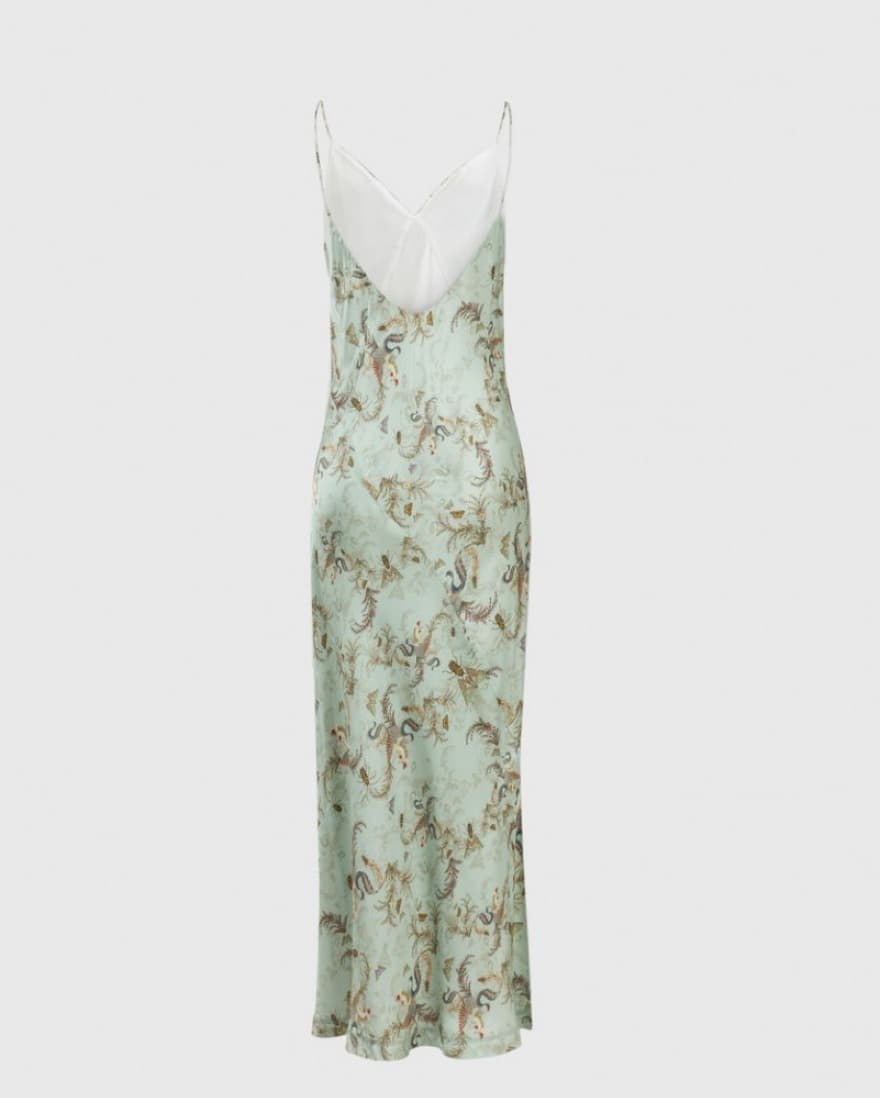 ALLSAINTS Meolody Assam Dress Aqua - Image 2