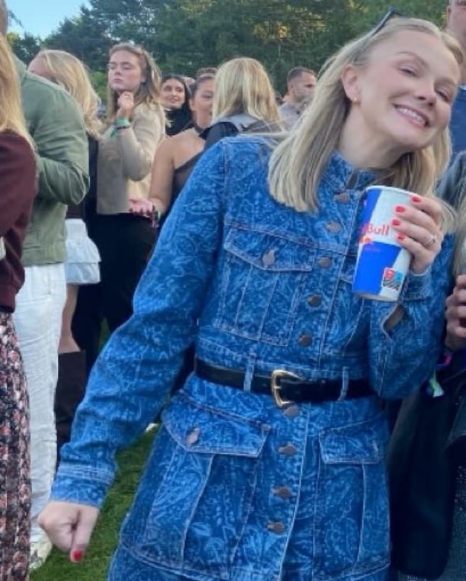 Veronica Beard Paisley Denim Set - Image 5