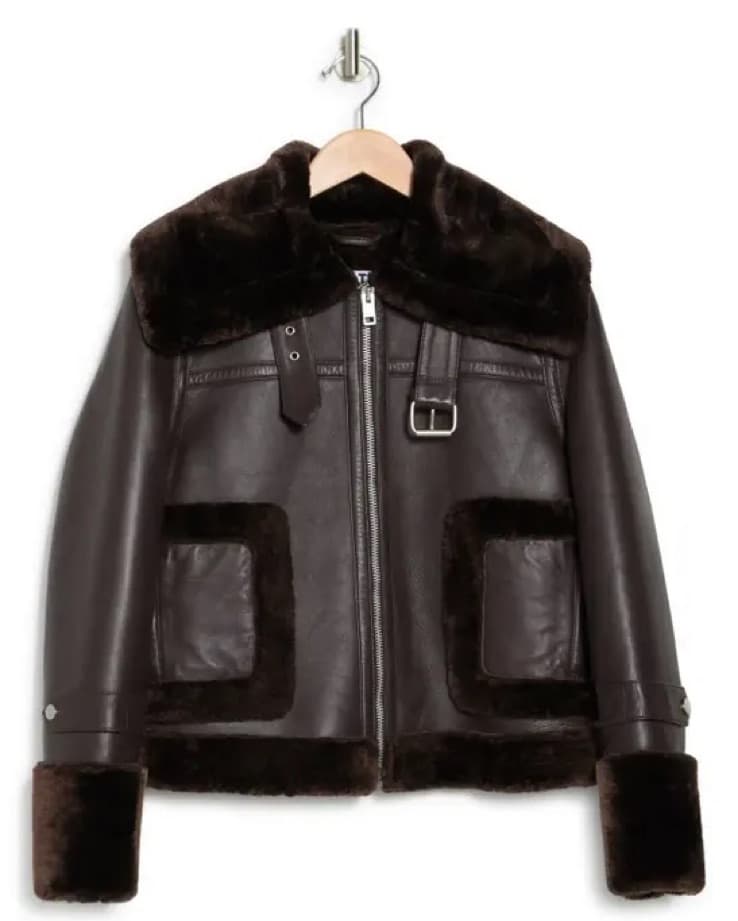 Walter Baker Faux Fur Leather Jacket - Image 2