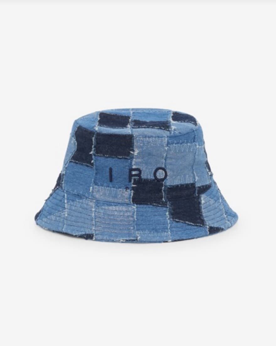 IRO Veneto Patchwork Denim Sunhat - Image 1