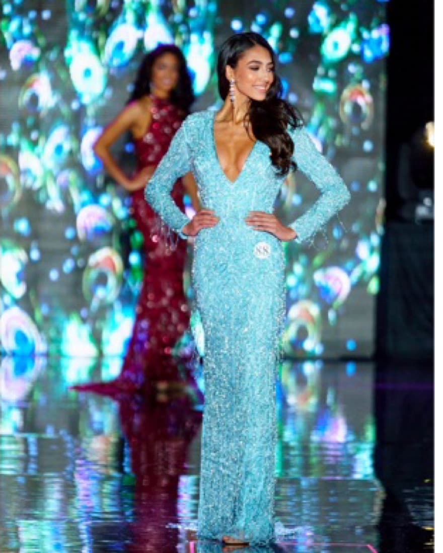 Jovani Teal Gown  - Image 3
