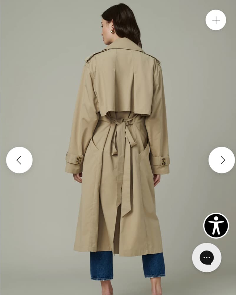 Trench Coat Tan - Image 4