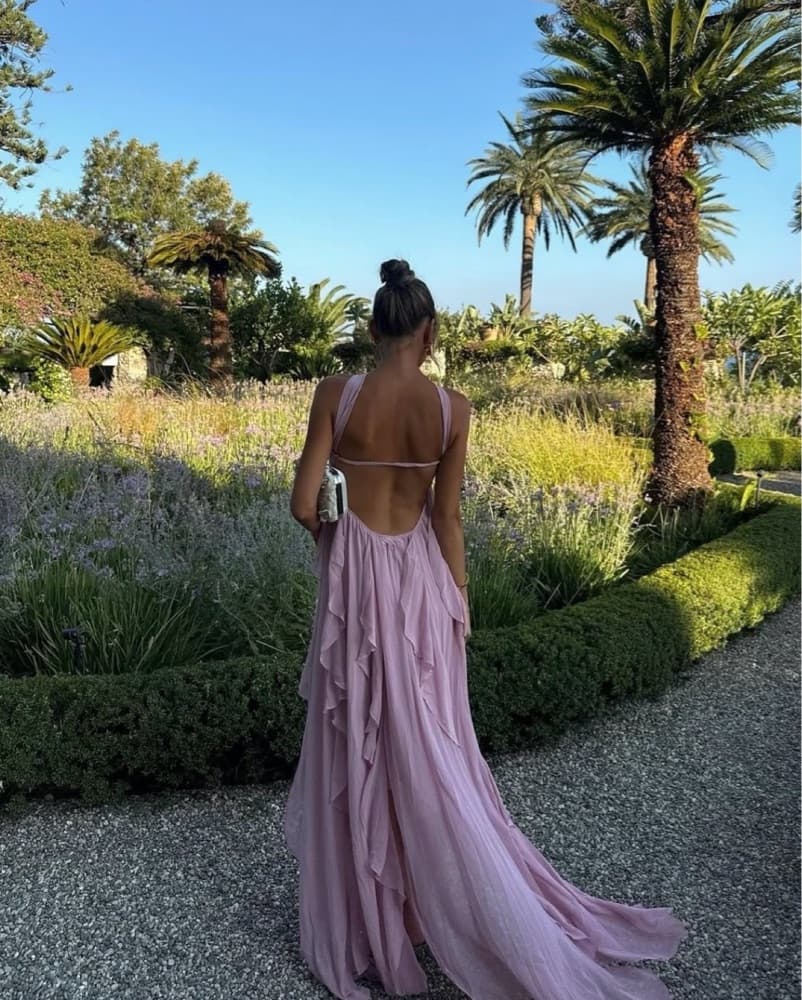 Nana Jacqueline Lilac Dress - Image 4