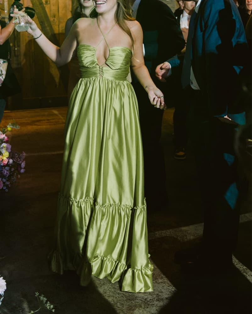 Green Mac Dougal Dress - Image 4