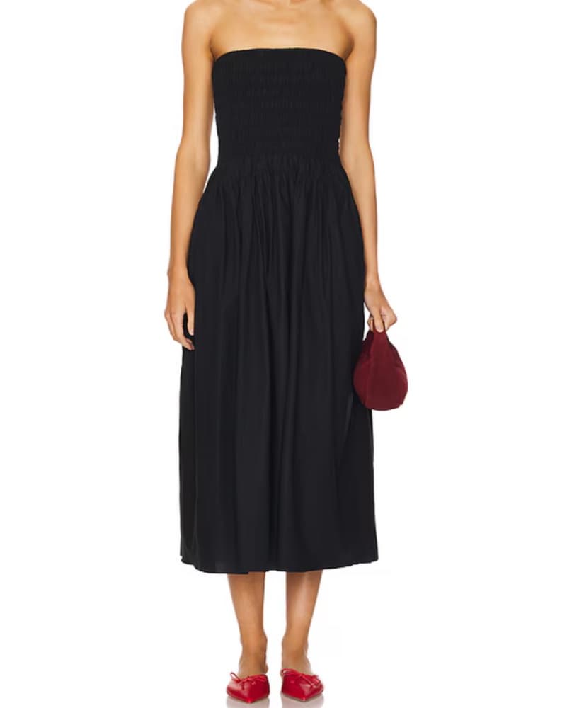 Faithfull The Brand Strapless Dress - Image 2