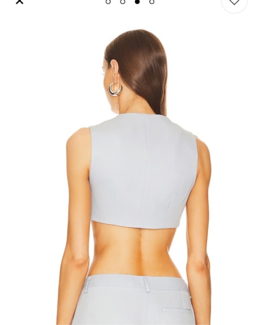 Aya Muse Cropped Vest - Image 2