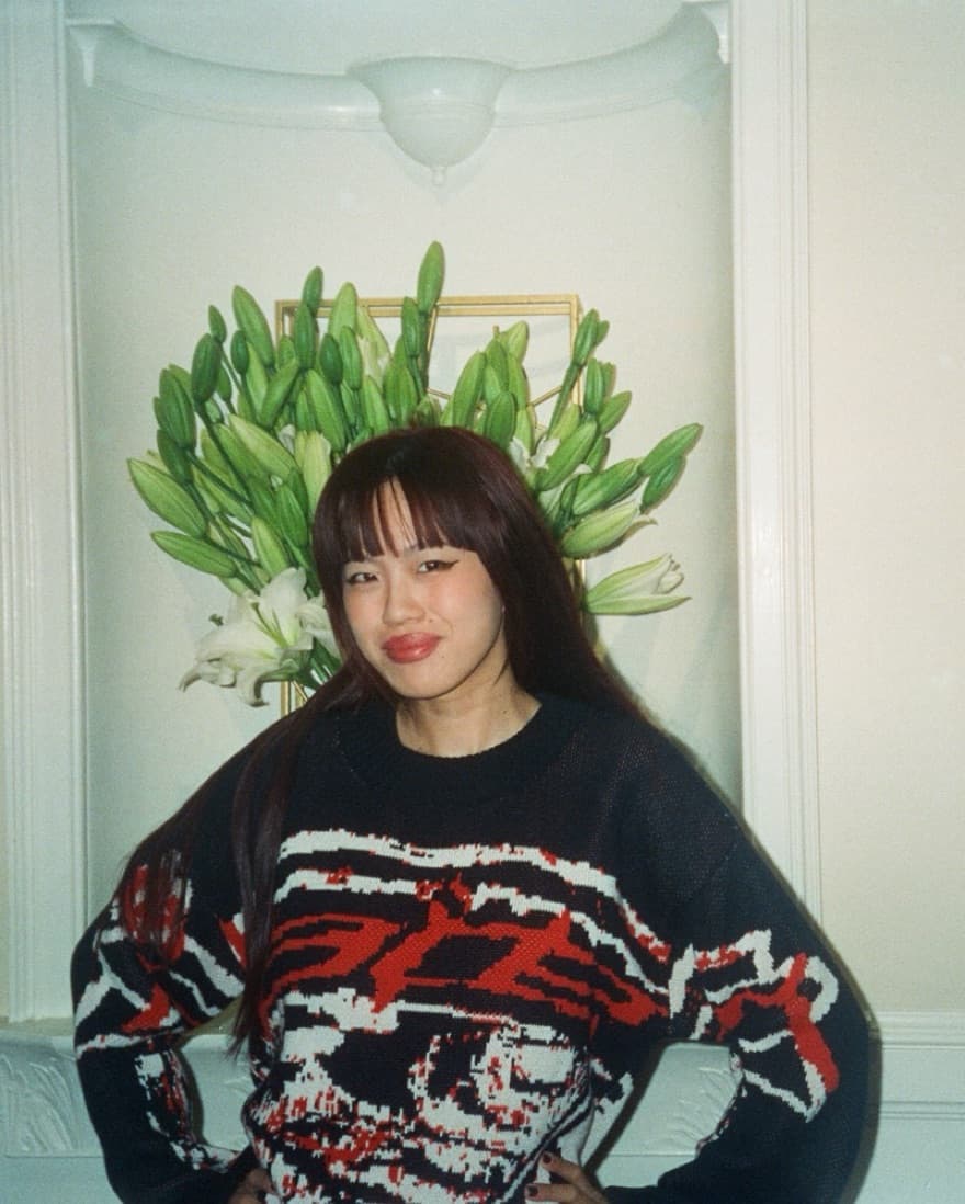 Racer Worldwide Red And Black Sweater - Image 1
