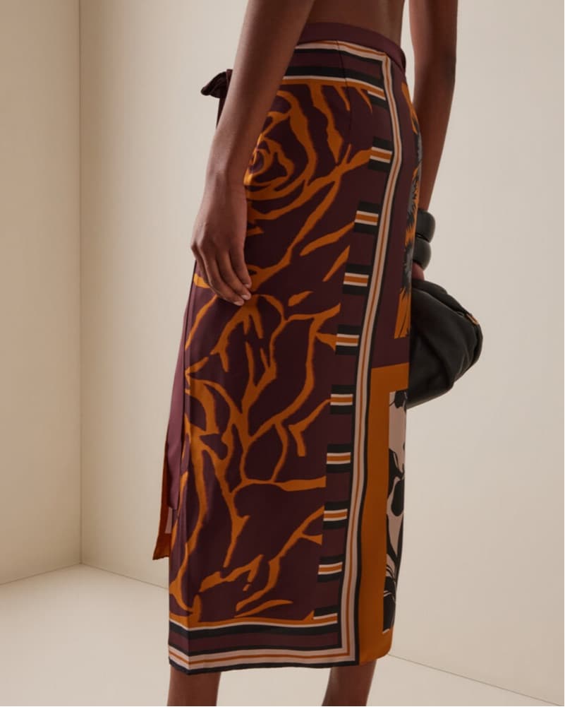 New - Dries Van Noten Satin Skirt  - Image 5