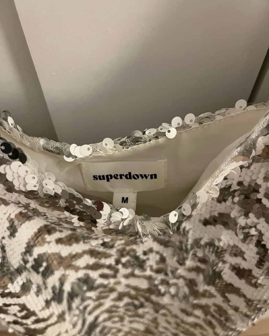 Revolve Superdown Sequin Mini Dress - Image 4