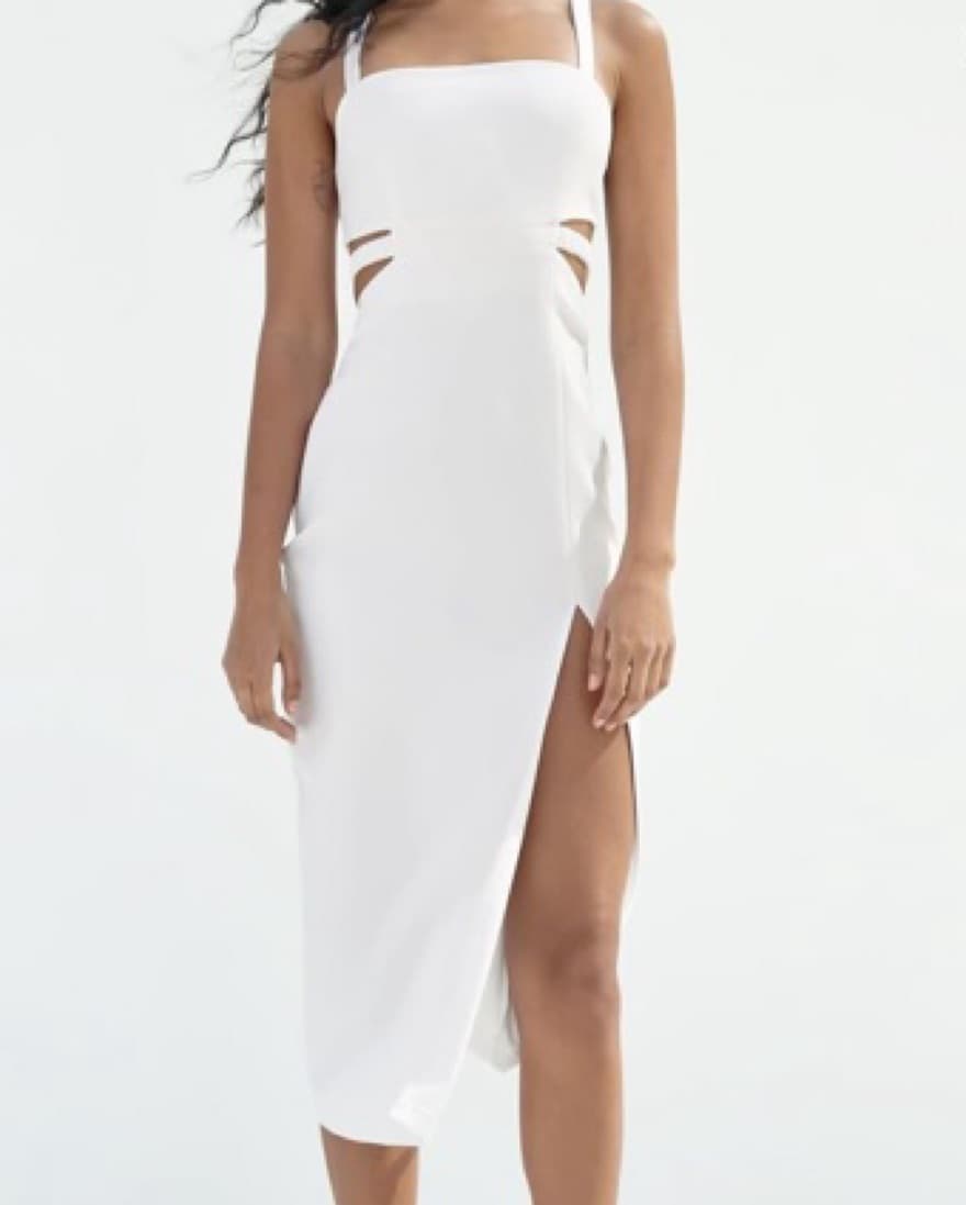 White Midi Dress - Image 1