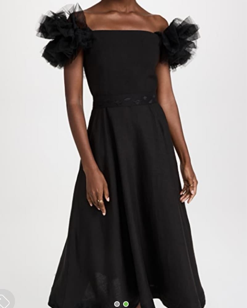 Black Tulle Ruffle FANM MON x COUPER - Image 4