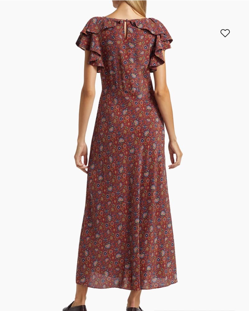 Doen Beatriz Floral Silk Maxi Dress - Image 4