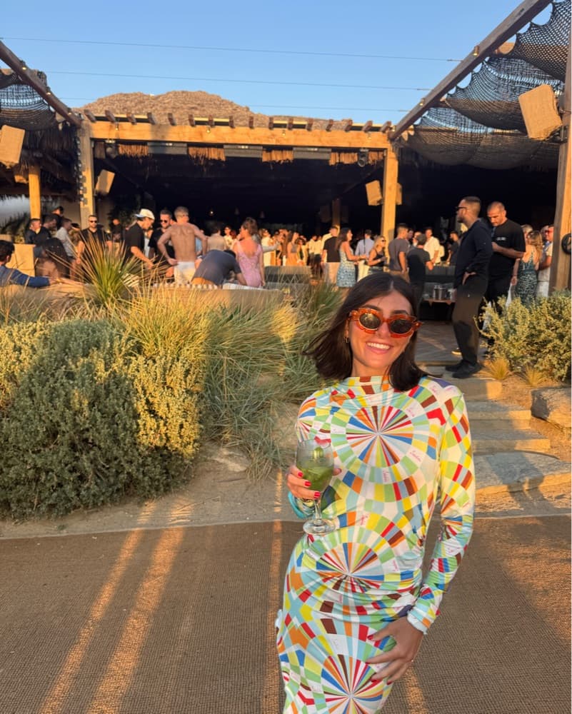 Seidres Multicolor Long Sleeve Dress - Image 1