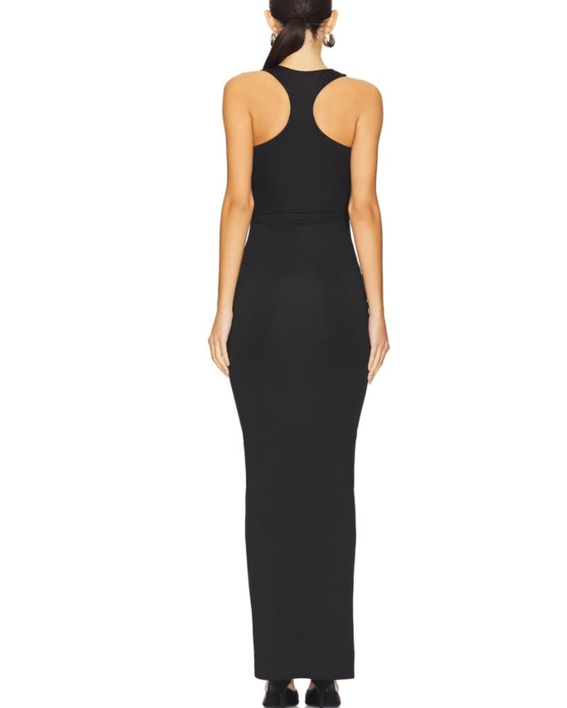 Sexy Black Cut Out Maxi Dress - Image 3