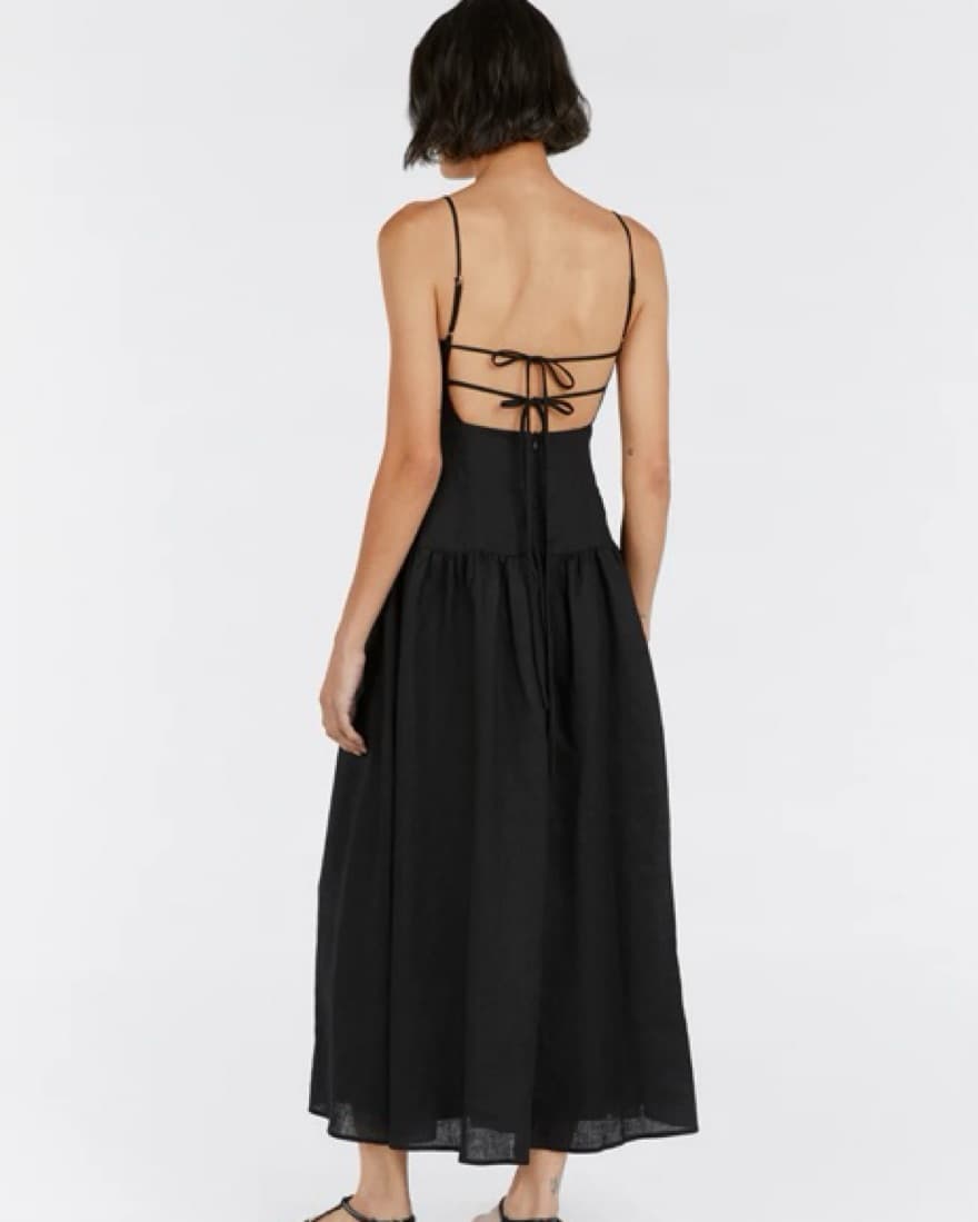 DISSH Linen Black Maxi - Image 3