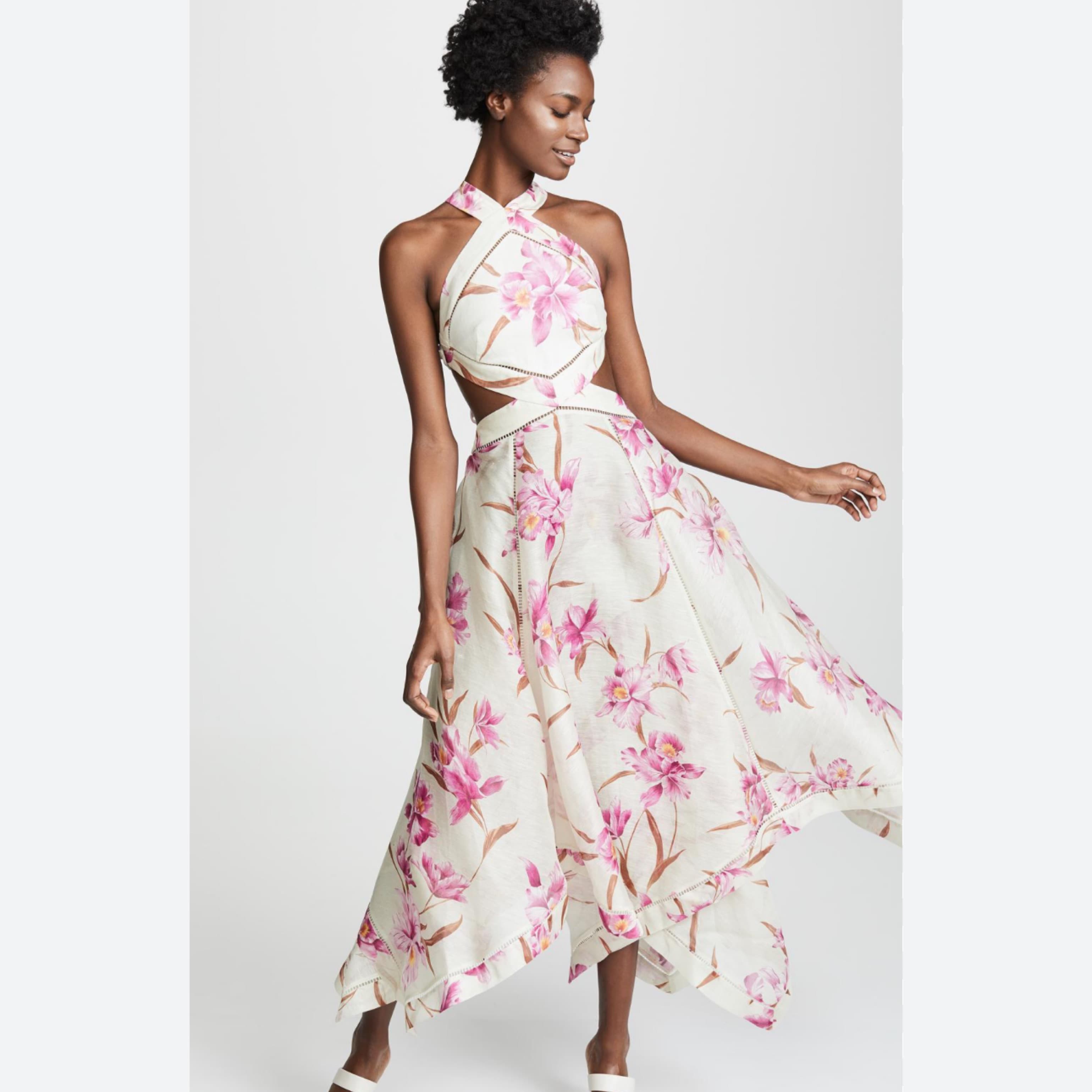 Zimmermann Corsage Scarf Dress - Image 1