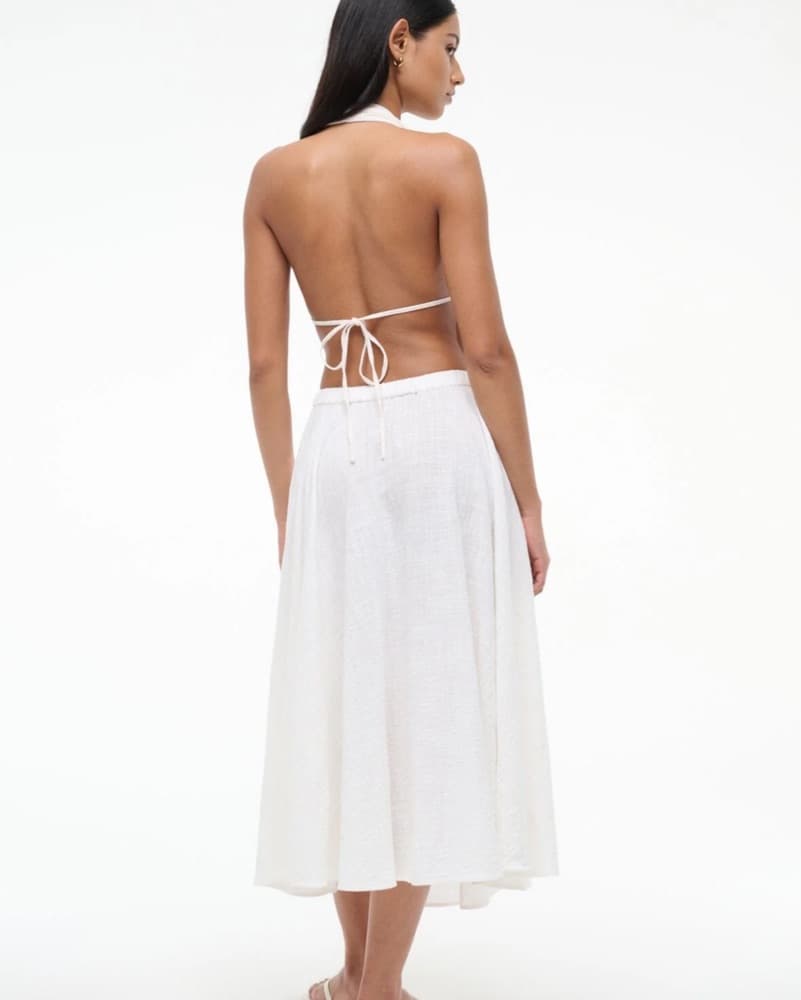 STAUD buttercream Halter Top - Size M - Image 3