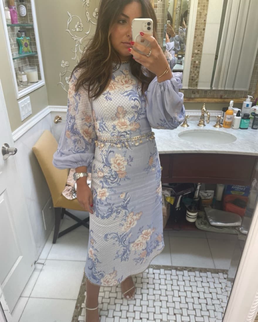 Zimmermann Long Sleeve Midi Size AU 1 - Image 1
