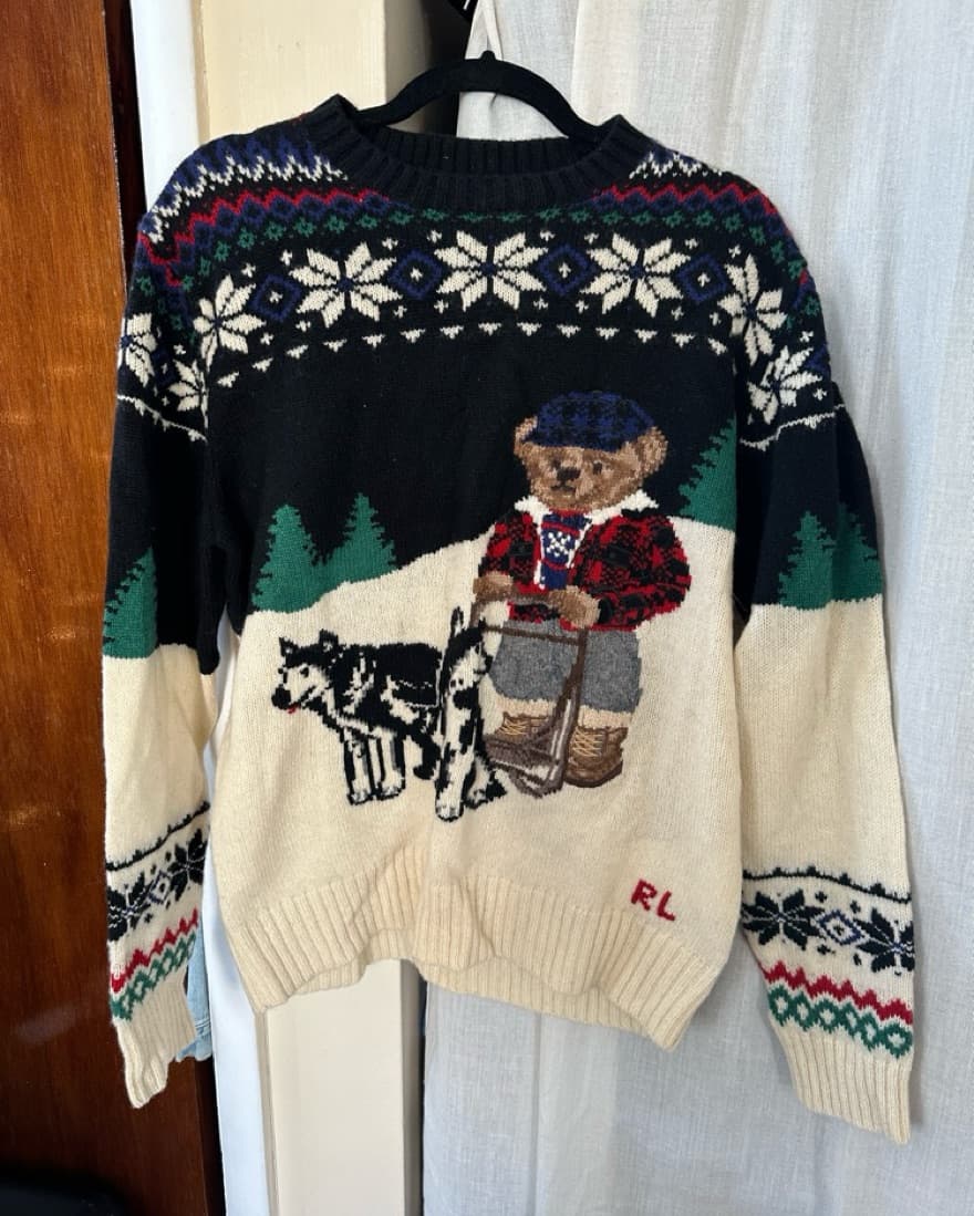 Polo Bear Christmas Sweater - Image 1