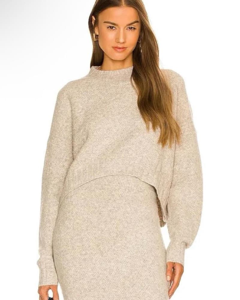 SNDYS Beige Knit Set - Image 1