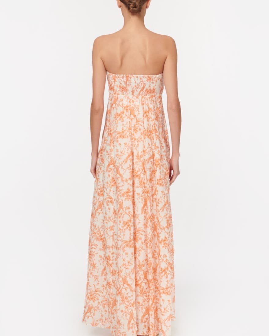 Trudie Dress in Papaya Toile - Image 5