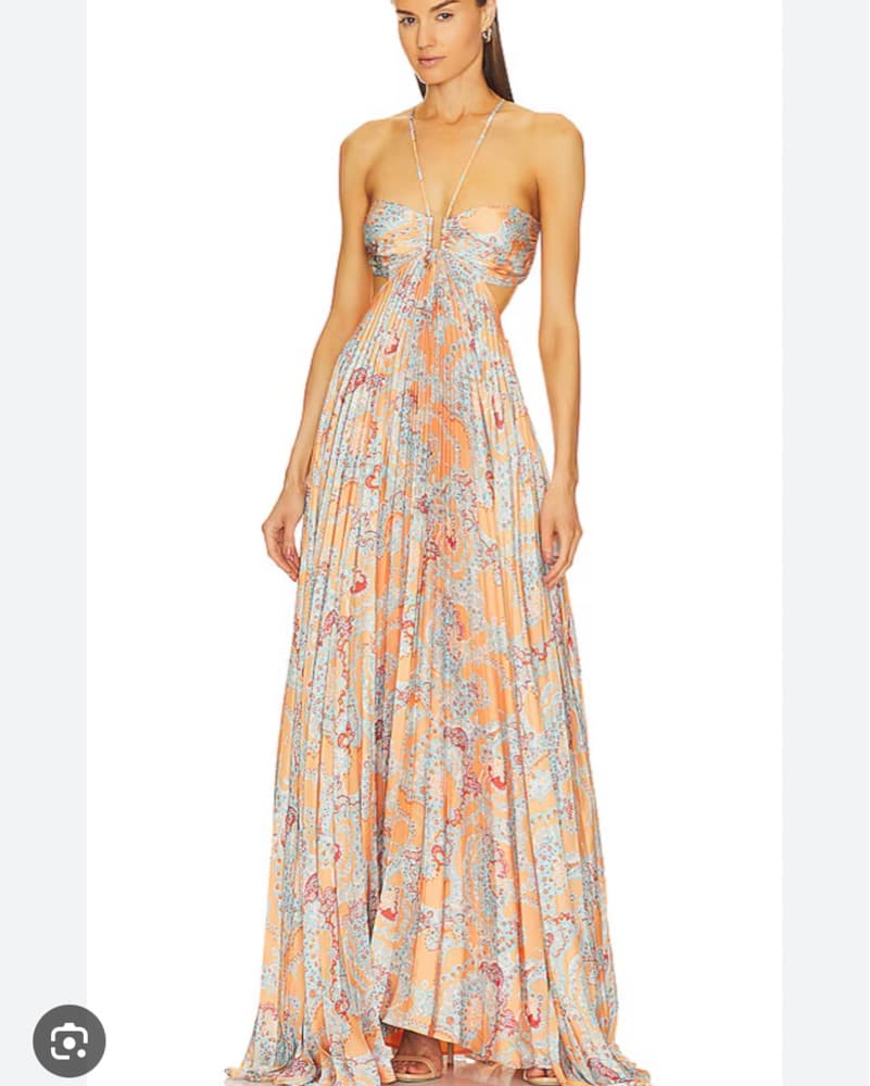 A.L.C Moira Pleated Gown - Image 3
