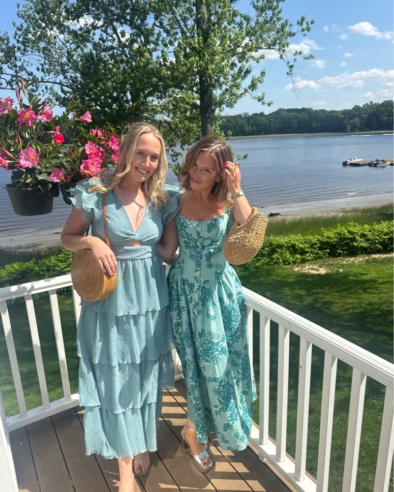Blue Pepper Mayo Floral Midi Dress - Image 1