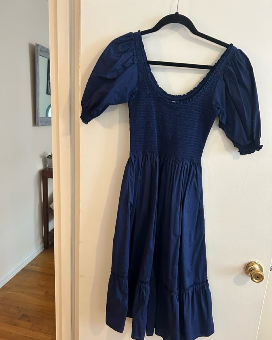 Navy Nap Dress - Image 3