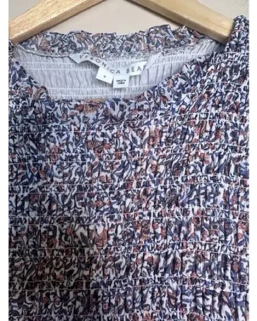 Veronica Beard Farha Vine Floral Dress 4 - Image 3