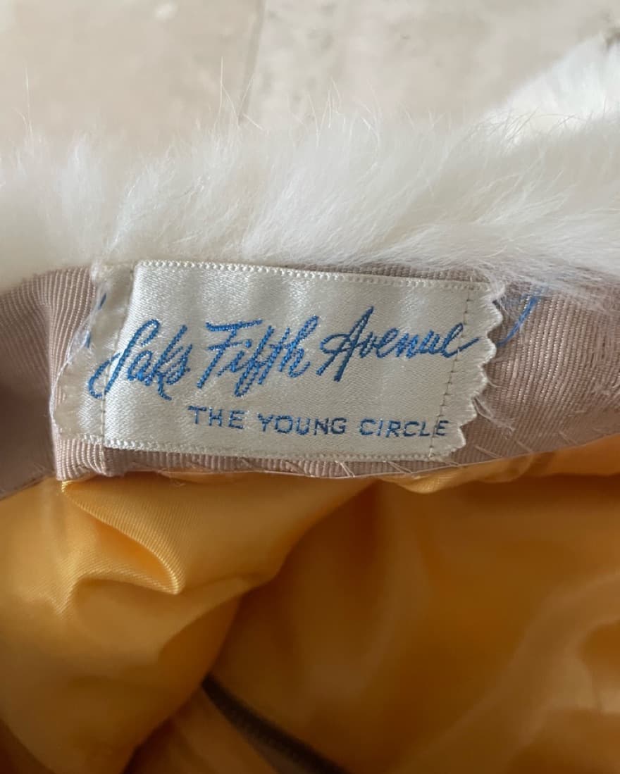 Vintage Saks Rabbit Fur Miniskirt  - Image 3