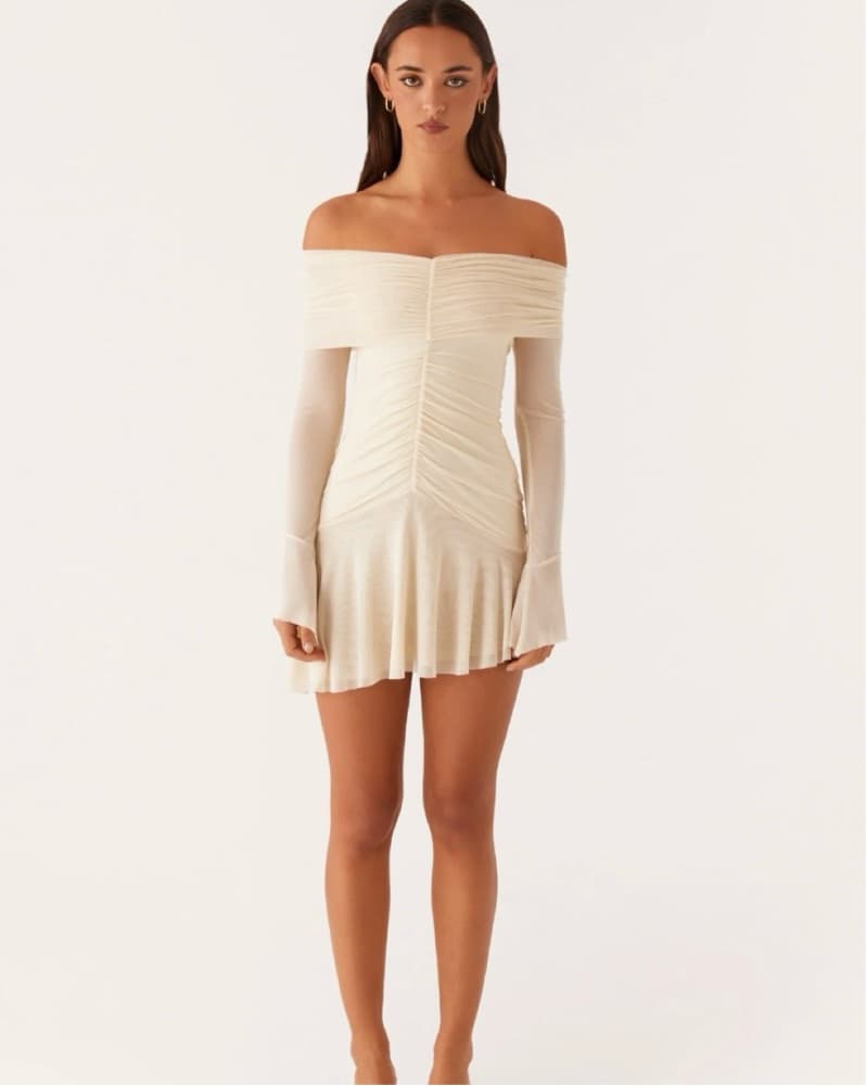Off-Shoulder Mini Dress - Image 2