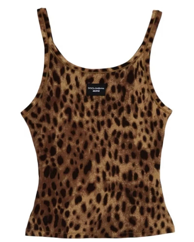 Dolce & Gabanna x SKIMS cheetah top  - Image 1