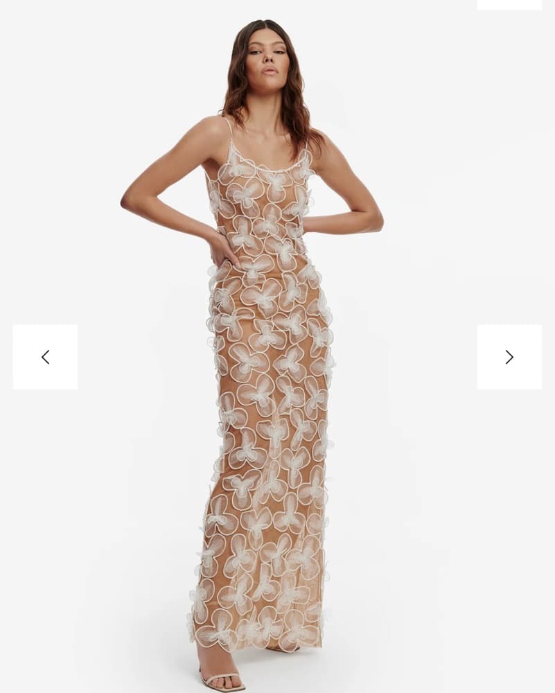 Astrid Maxi Dress in White - Image 1