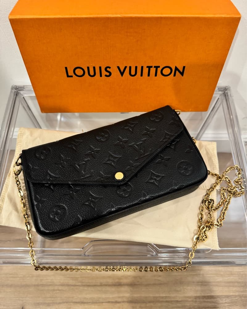 Louis Vuitton Black Monogram WOC - Image 1