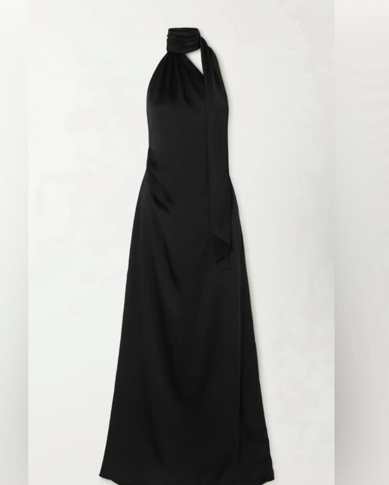 Simkhai Black Scarf Vittoria Gown - Image 3