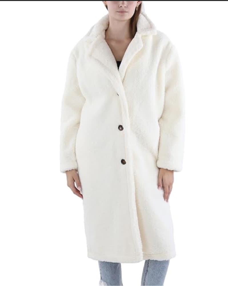 Stylish Faux Fur Coat - Image 1