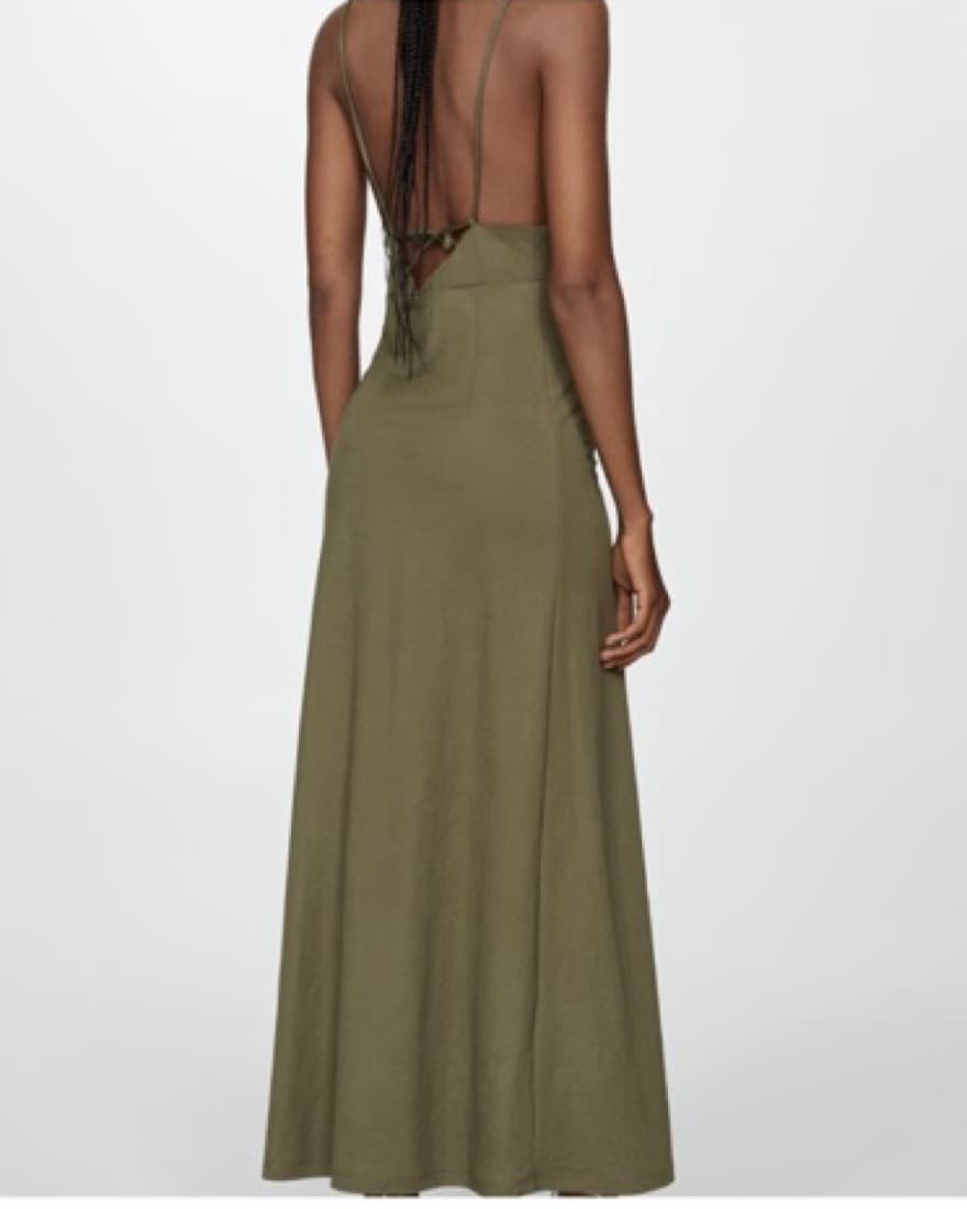 Mango long dress with straps - Image 3