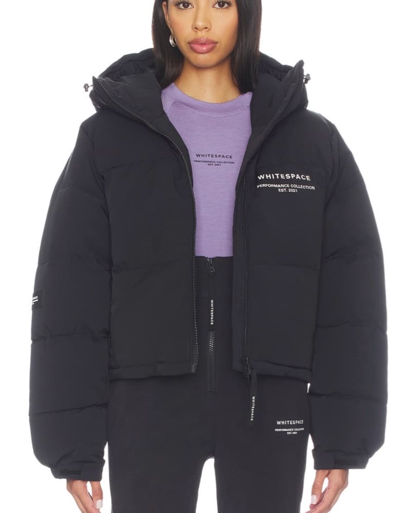 WHITE SPACE Cropped Puffer Jacket - Image 2