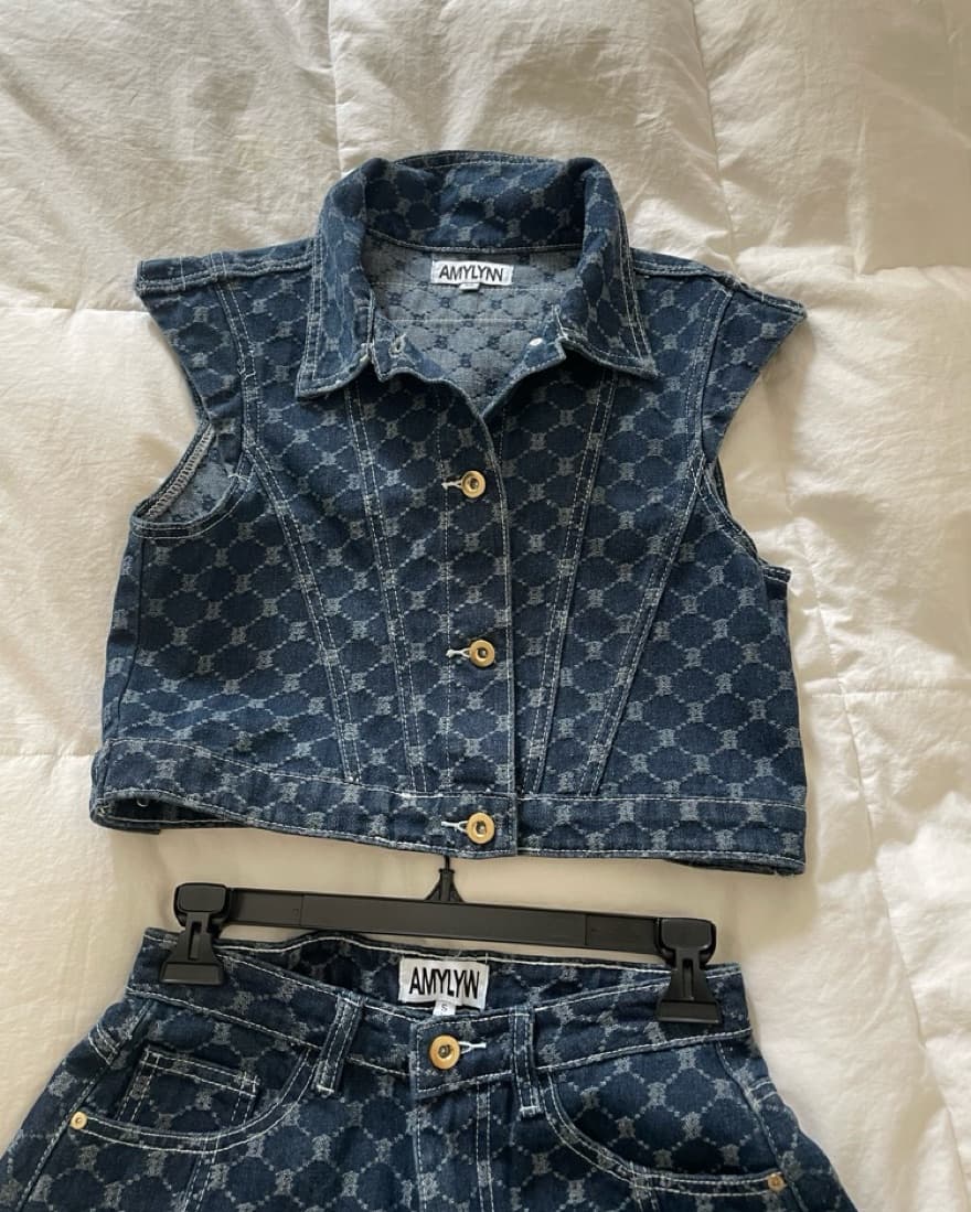Rare Denim Two Piece Set - Image 4