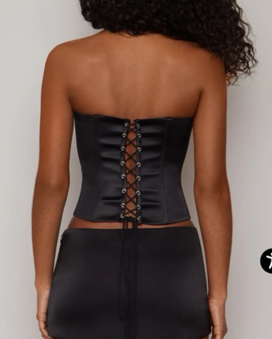 Danielle Guizio satin corset - Image 2