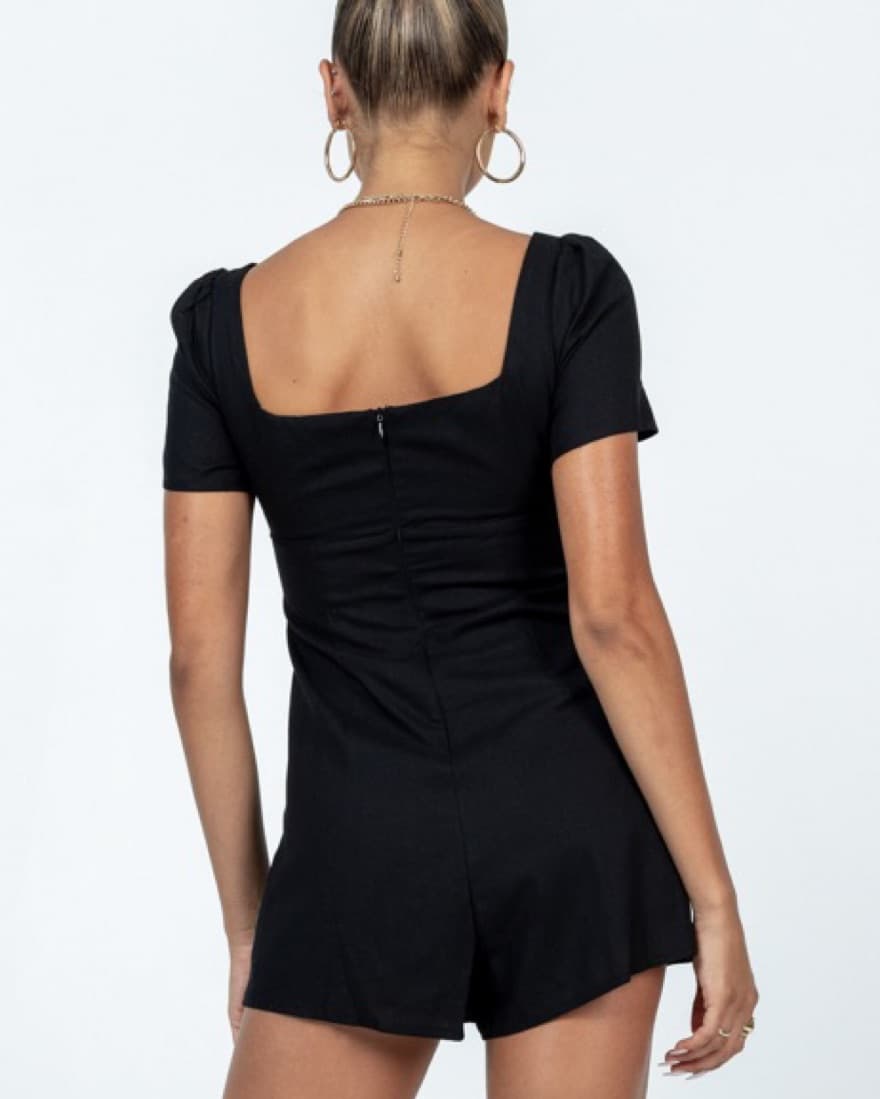 Black Mini Romper - Image 3